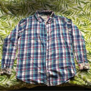 TROVATA BIRDS OF PARADISE High Quality Button Up Flannel